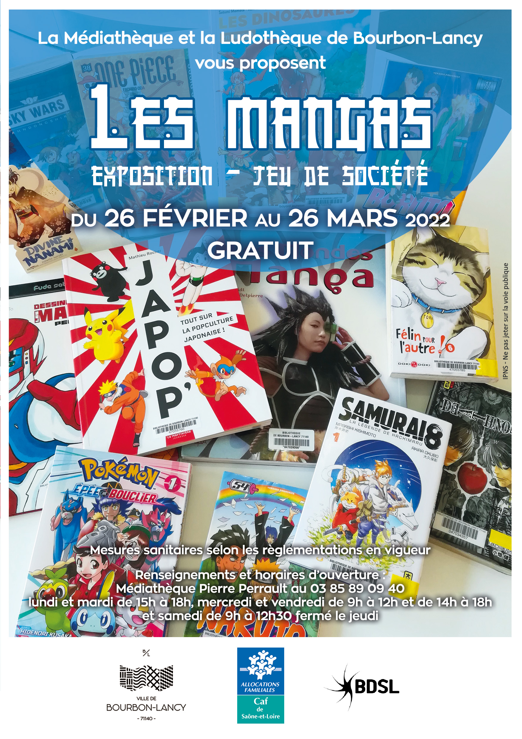 Les Mangas Exposition Et Jeu De Soci T Ville De Bourbon Lancy